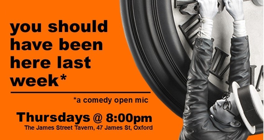 comedy open mic banner